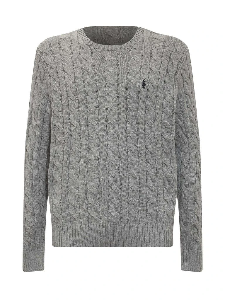 Ralph Lauren Polo Ralph Lauren Logo Embroidered Cable-Knit Jumper 1