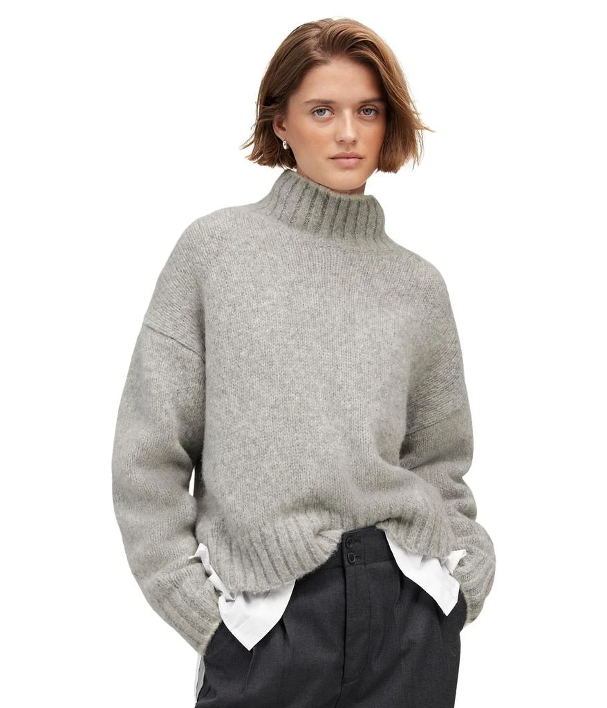 Madewell Fluffy Wool Balham Hi-Low Turtle 1