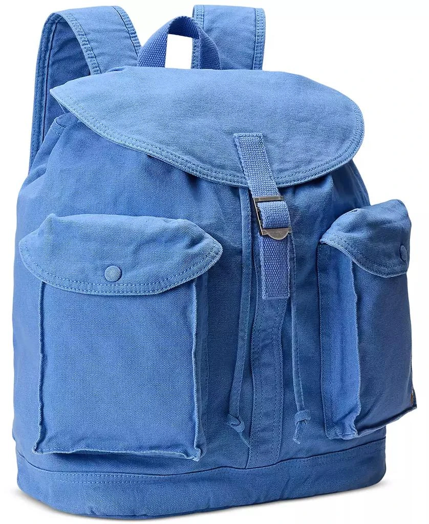 Ralph Lauren Men's Flap-Top Canvas Backpack 3