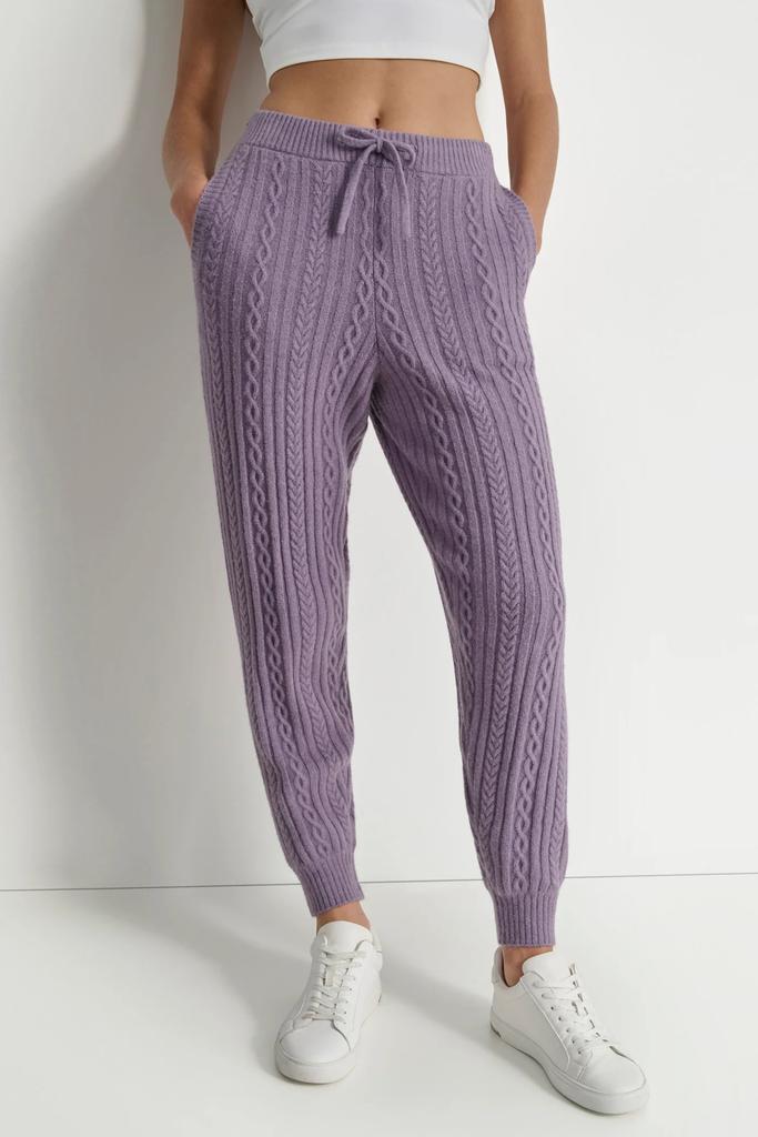 DKNY COZY CABLE SWEATER JOGGER