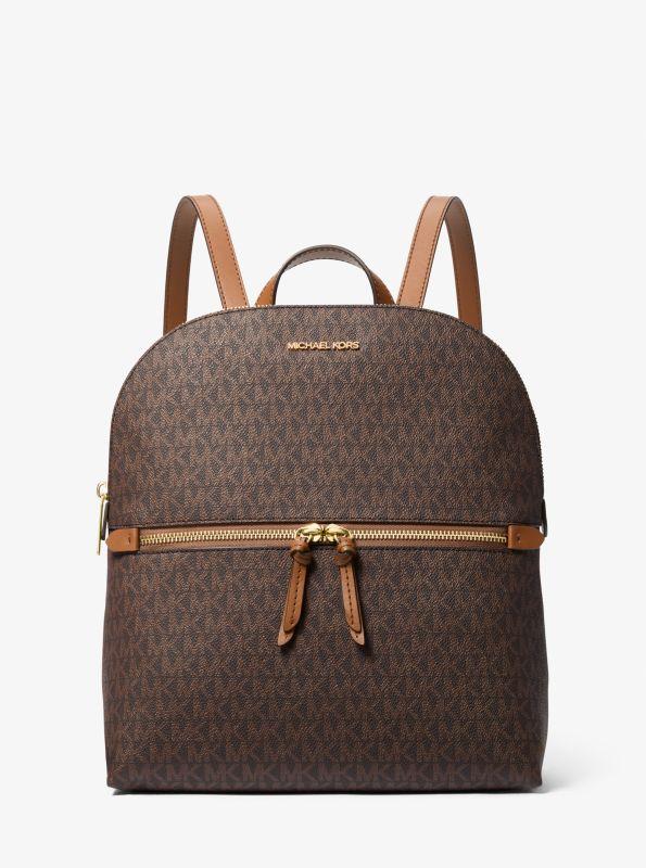 Michael Kors Dallas Medium Signature Logo Backpack