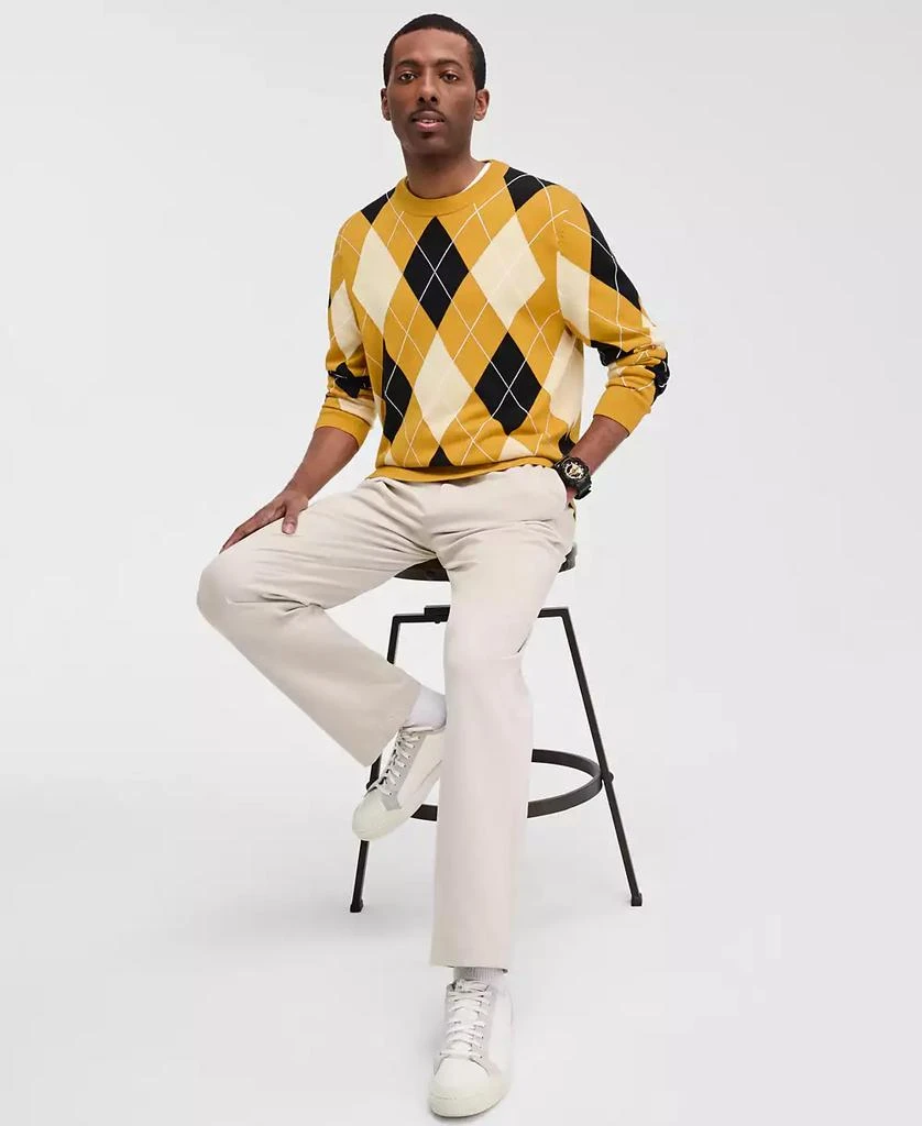 Club Room Men
s Argyle Crewneck Sweater, Exclusively at Macy
s 6