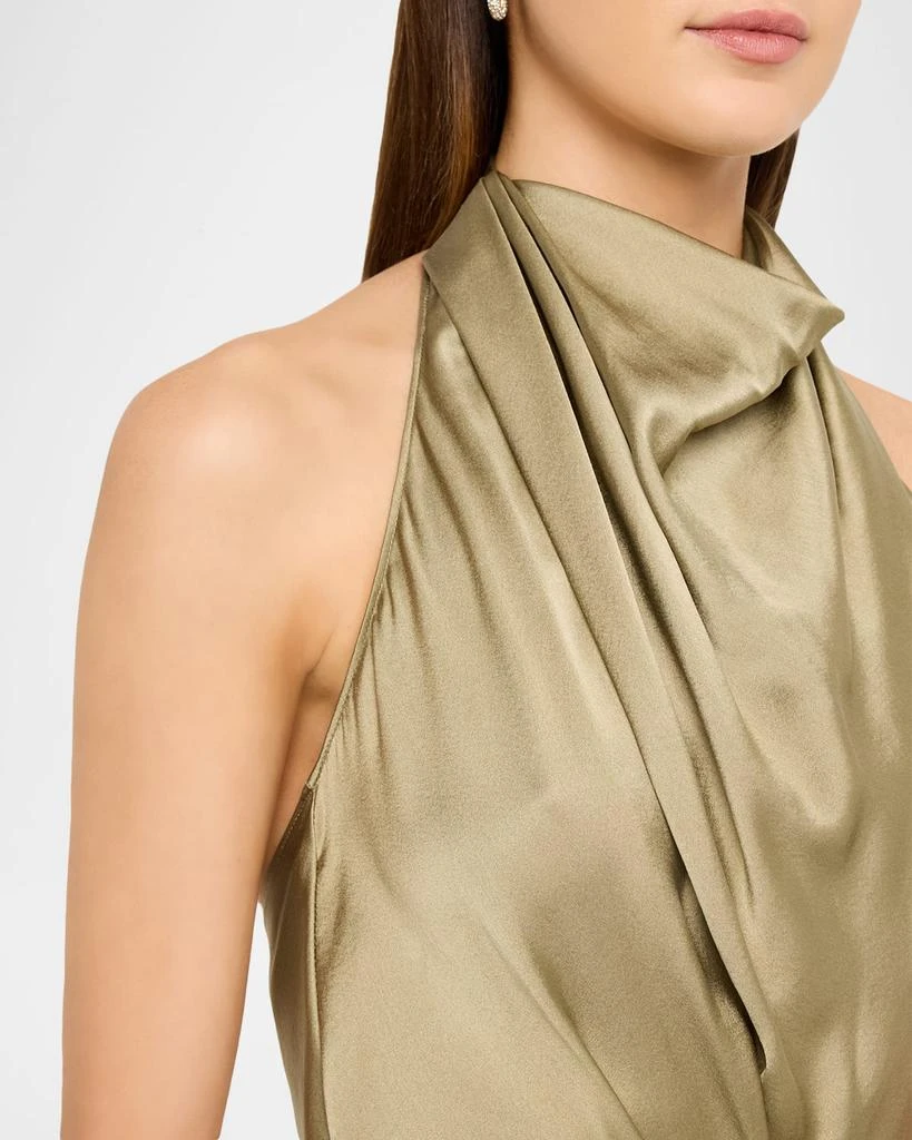 Ramy Brook Libbie Silk Cowl-Neck Halter Top 5