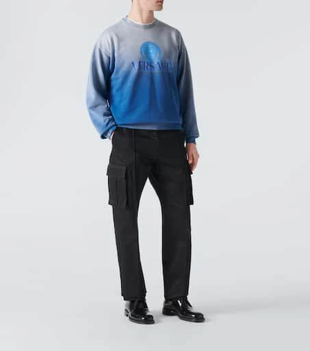 Versace Medusa tie-dye cotton jersey sweatshirt 2