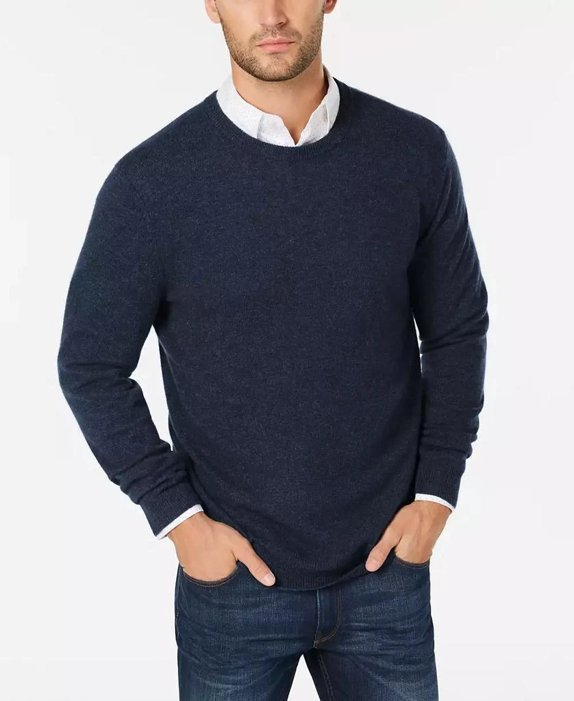 Club Room Cashmere Crew-Neck Sweater, Created for Macy's 1