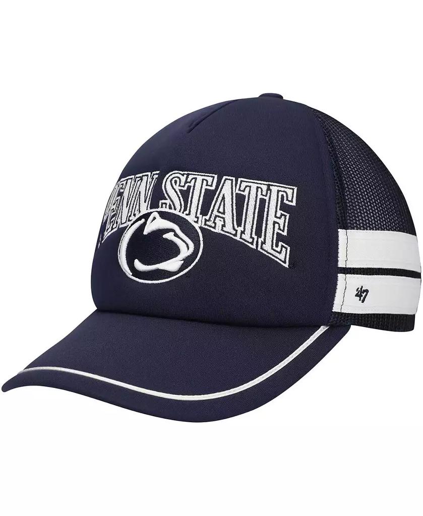 47 Brand Men's Navy Penn State Nittany Lions Sideband Trucker Adjustable Hat