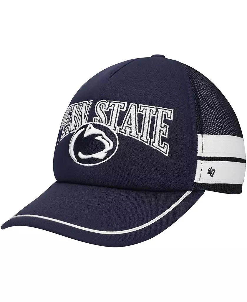 '47 Brand Men's Navy Penn State Nittany Lions Sideband Trucker Adjustable Hat 1