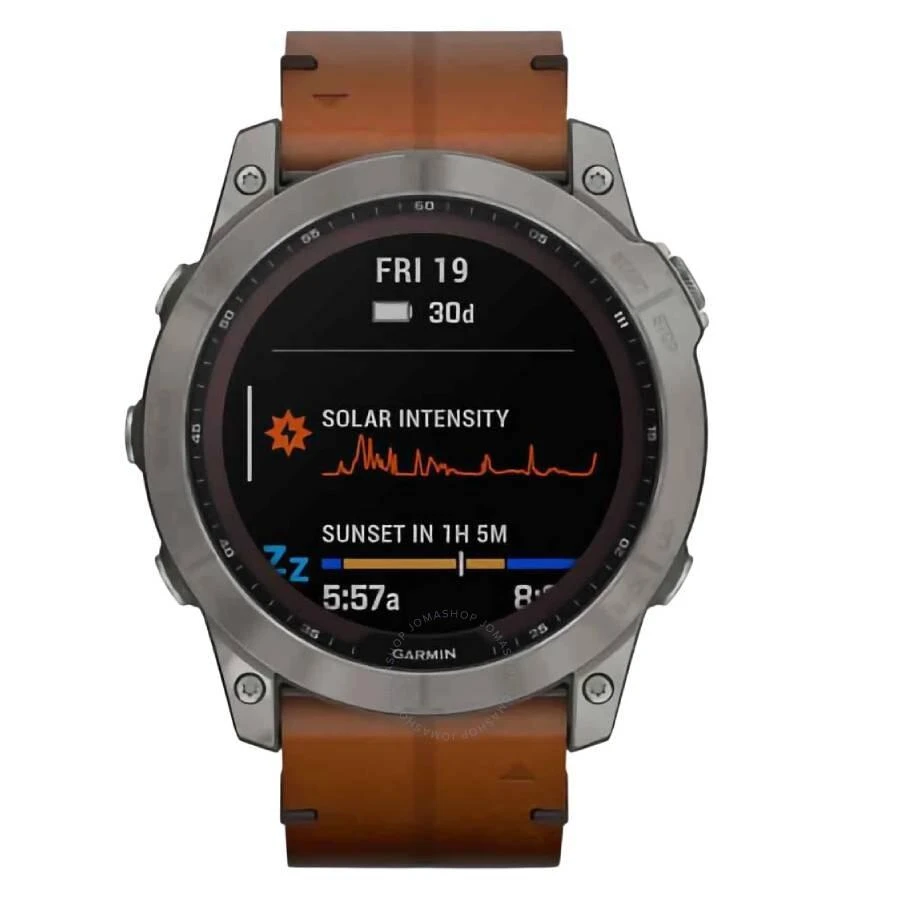 Garmin Fenix 7X Alarm Solar Digital Men's Smart Watch 010-02541-20DEMO ...