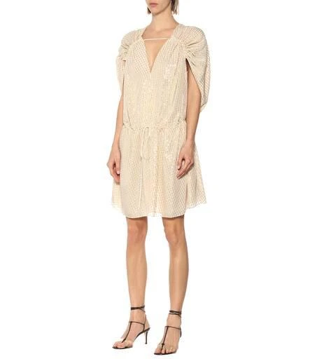 Stella McCartney Fil-coupé silk minidress 2