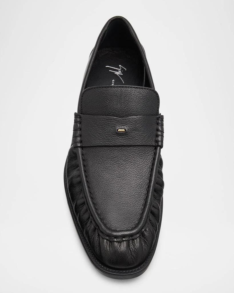 Giuseppe Zanotti Men's Vegasso Leather Penny Loafers 6
