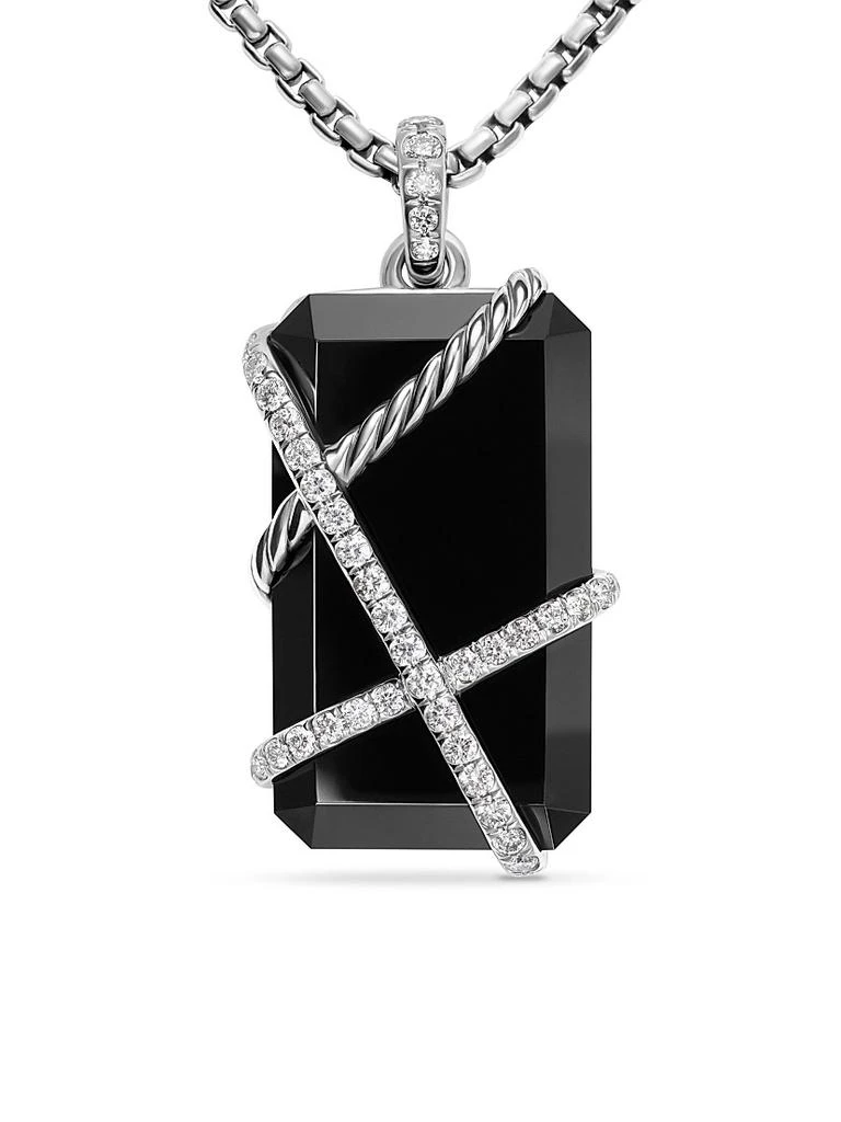 David Yurman Cable Wrap Amulet in Sterling Silver
