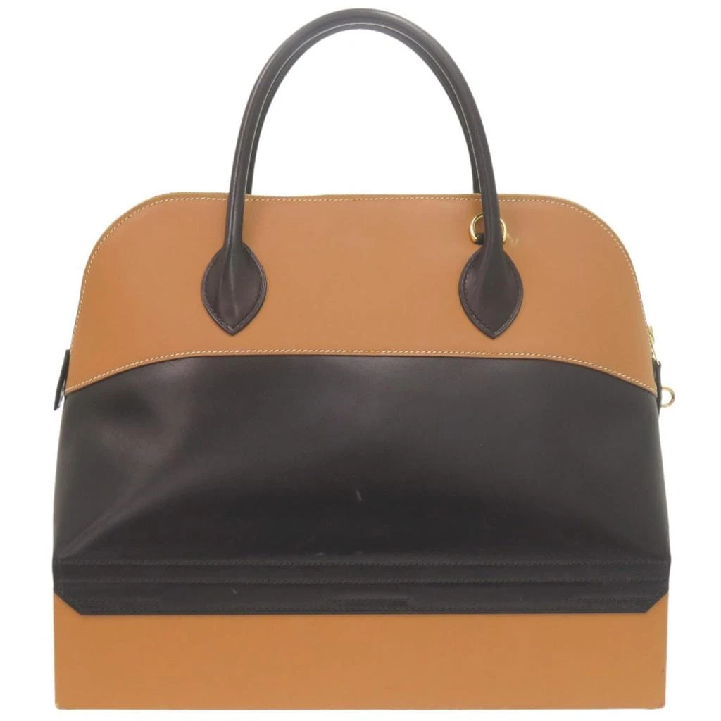 Hermes multi Box Calf Leather Chamonix Leather Handbag (Pre-Owned) 2