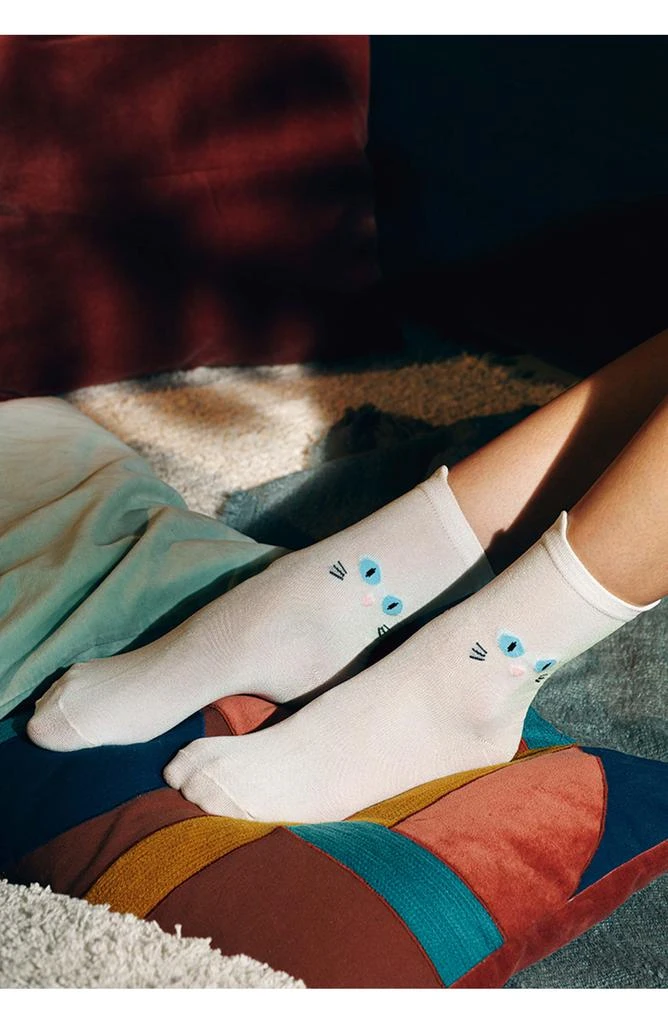 doiy Cat Crew Socks 4