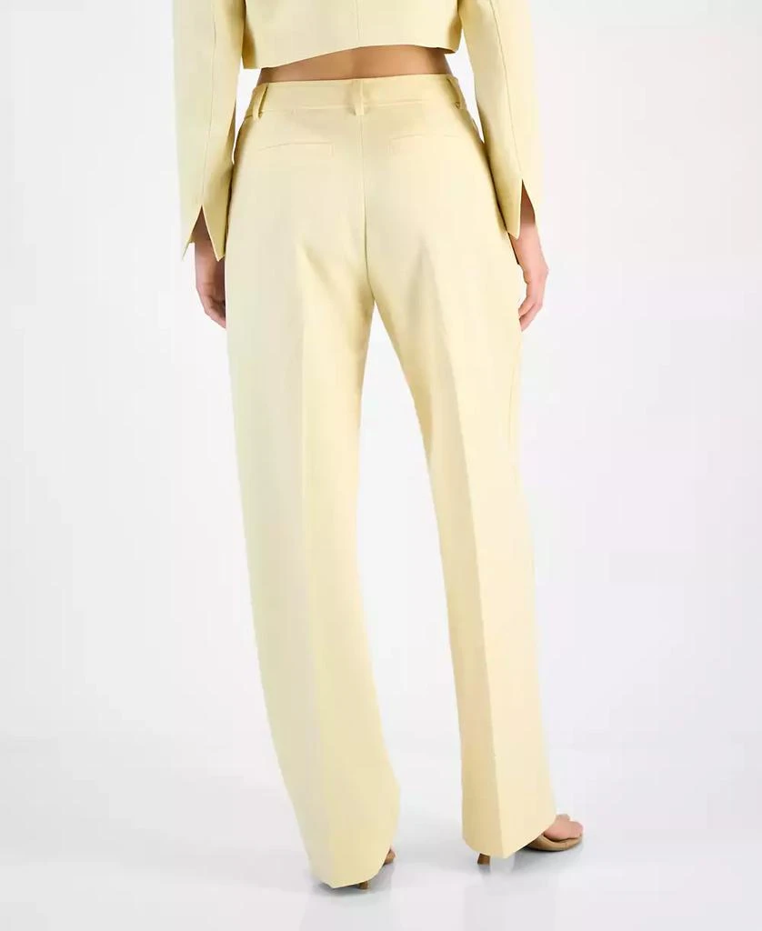 Hugo Boss Women's High-Rise Wide-Leg Pants 4