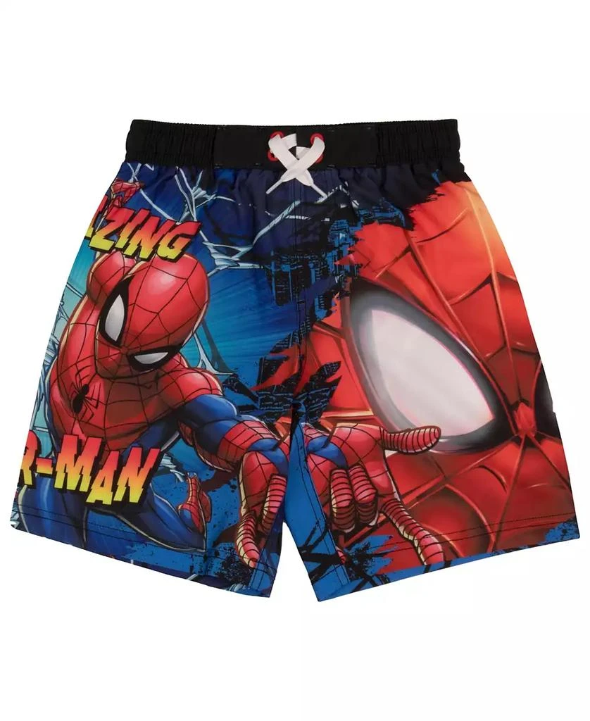 Spider-Man Little Boys Marvel Superhero Graphic Print Board Shorts Swimwear 1