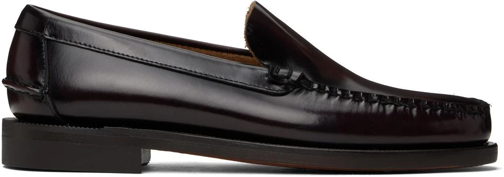 SEBAGO Burgundy Frank Loafers 1