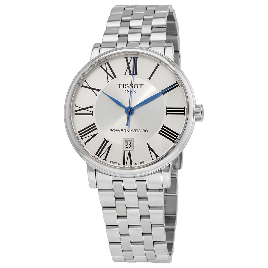 Tissot Carson Powermatic 80 Automatic Silver Dial Men's Watch T122.407.11.033.00
