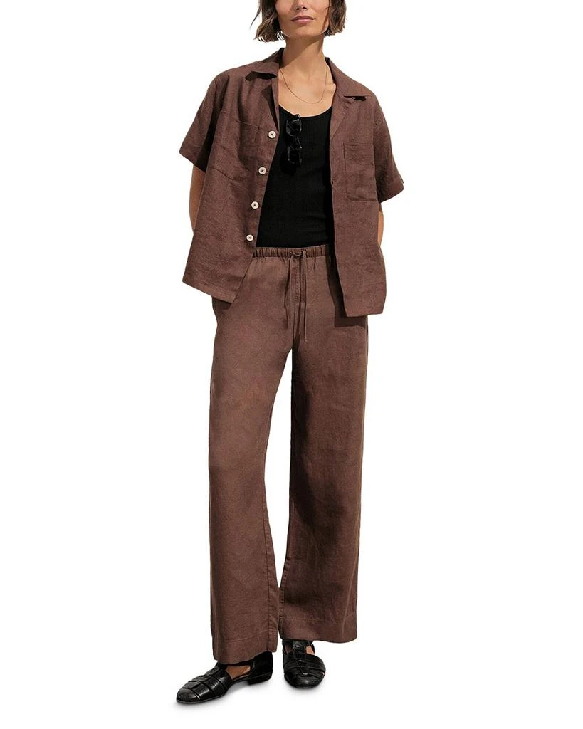 Buck Mason Crosshatch Linen Easy Pants 1