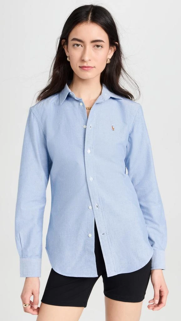 Ralph Lauren Cotton Oxford Long Sleeve Button Down Shirt 1