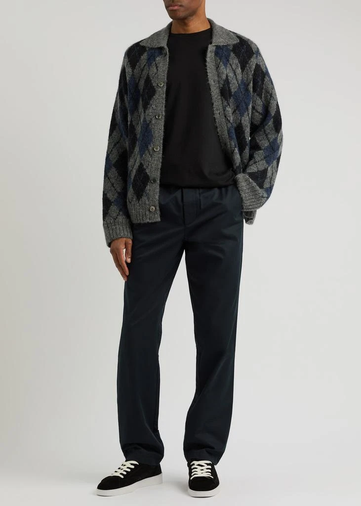 Oliver Spencer Drawstring cotton-twill trousers 4