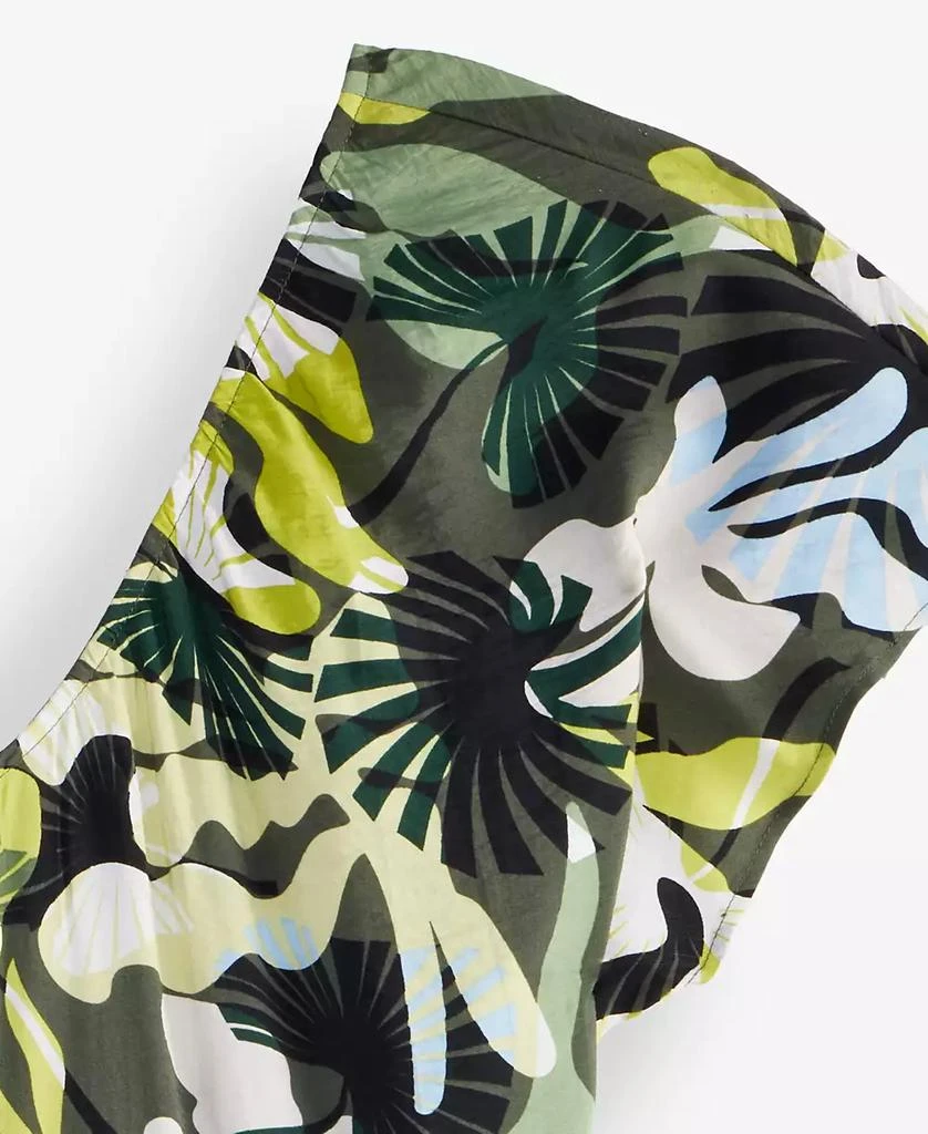 On 34th Women's Flutter-Sleeve Printed Textured Midi Dress, Exclusively at Macy's 7