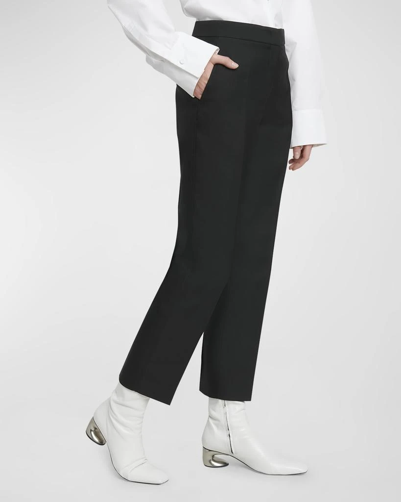 Jil Sander Mid-Rise Straight-Leg Ankle Trousers 6