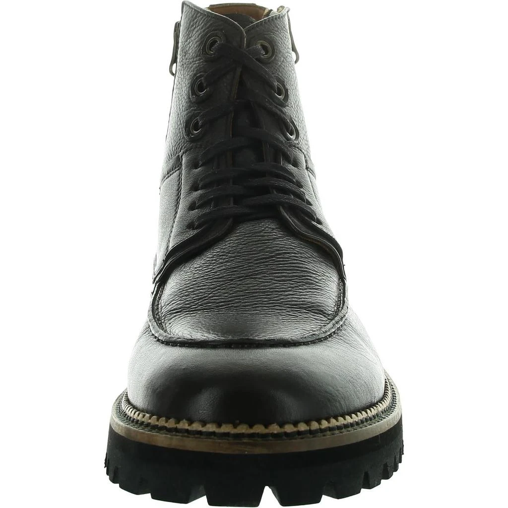 Donald J Pliner Mens Zipper Leather Combat & Lace-Up Boots 3