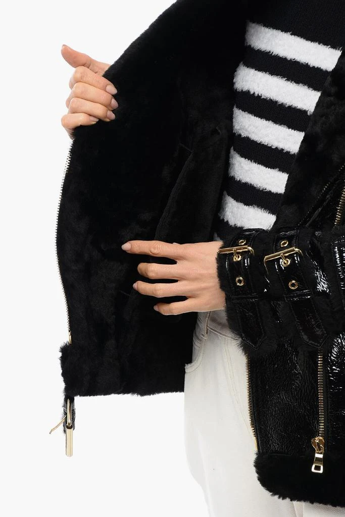 Balmain Balmain Shearling Biker Jacket 6