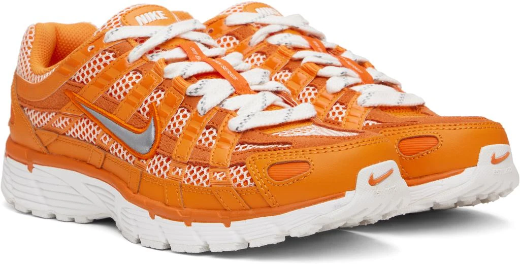 NIKE Orange P-6000 Premium Sneakers 4
