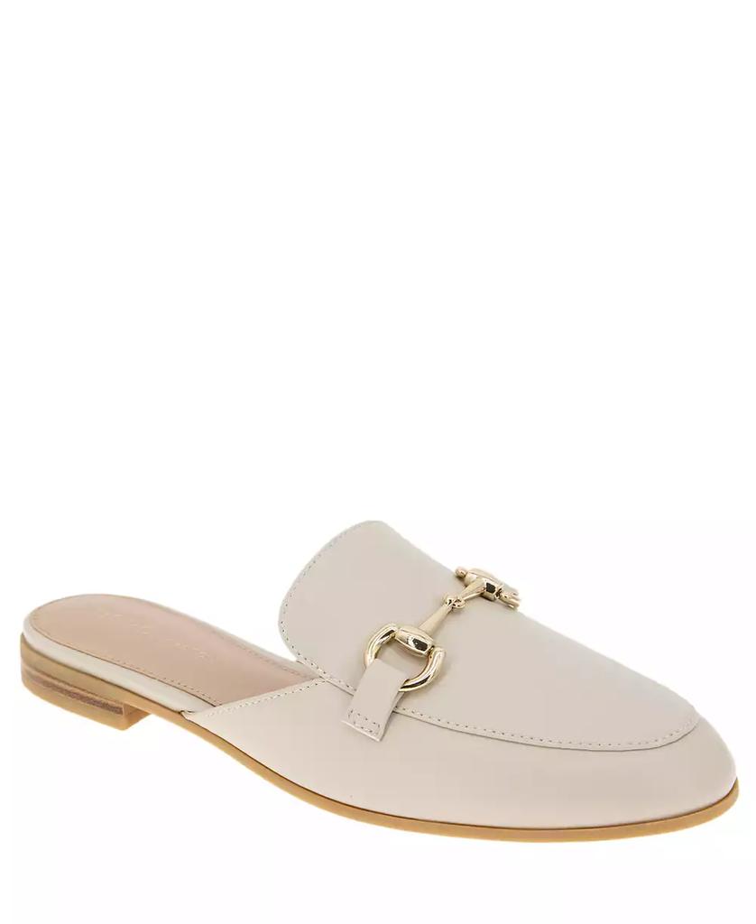 BCBG Women's Zorie Tailored Slip-On Loafer Mules