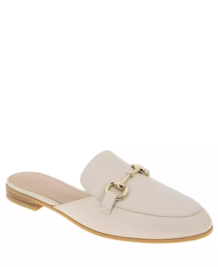BCBG Women's Zorie Tailored Slip-On Loafer Mules 1