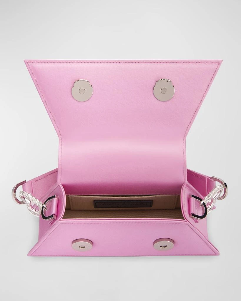 Mach & Mach Samantha Mini Triple Heart Top-Handle Bag 4