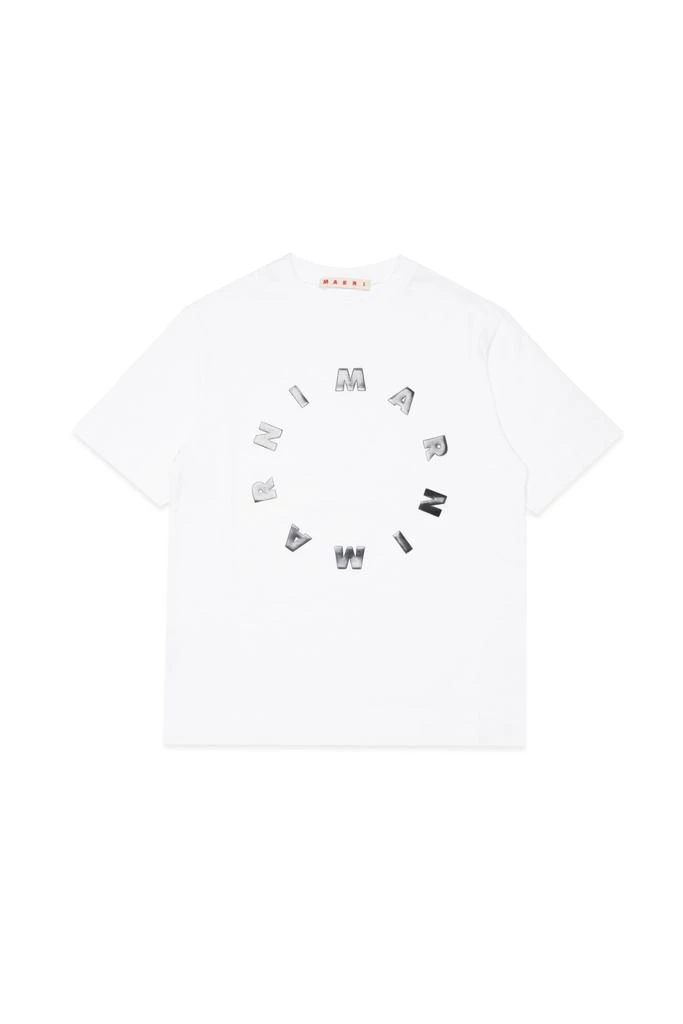 Marni Mt172u T-shirt  Round Logo T-shirt 1