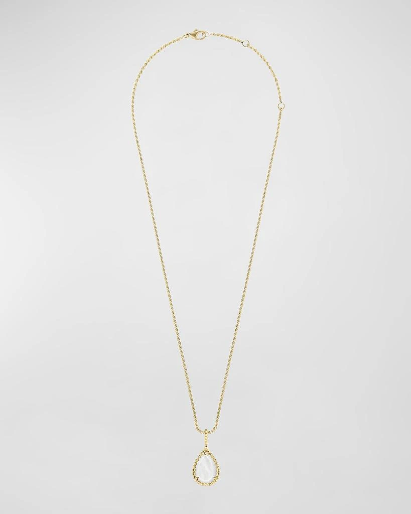 Boucheron Serpent Boheme 18K Yellow Gold Mother-of-Pearl Medium Pendant Necklace 3