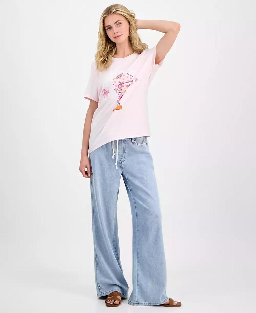 Love Tribe Juniors' Strawberry Shortcake Graphic Print T-Shirt