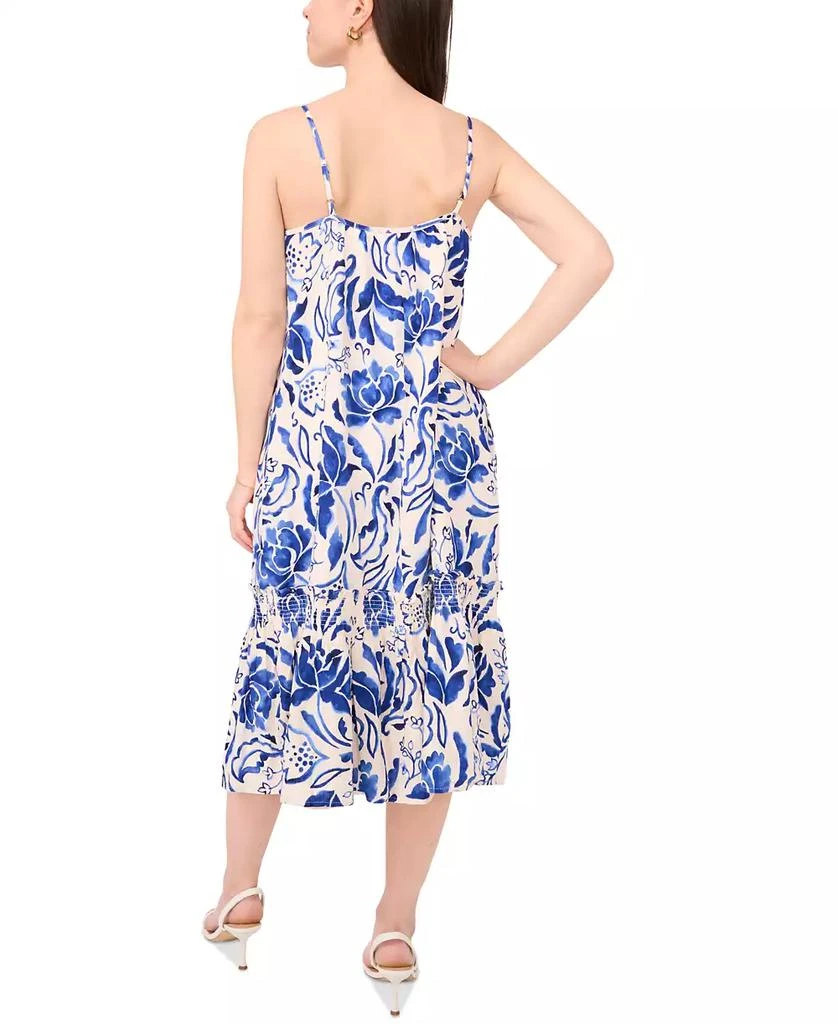 Sam & Jess Petite Printed V-Neck Sleeveless Dress 4
