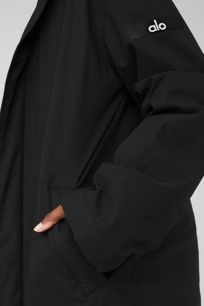 Alo Signature Overcoat - Black 4
