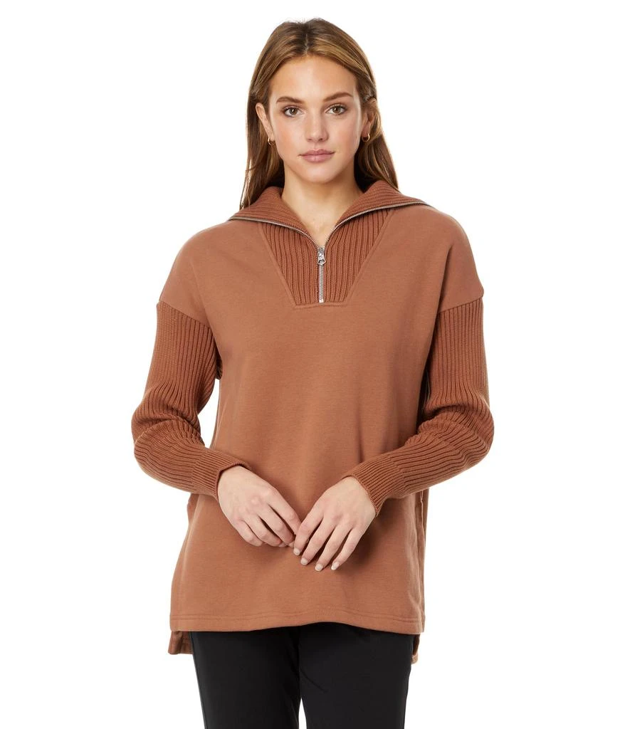 Varley Owens 1/2 Zip Sweat 1