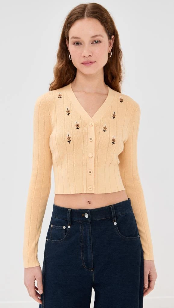 JoosTricot Pointelle Cardigan 6