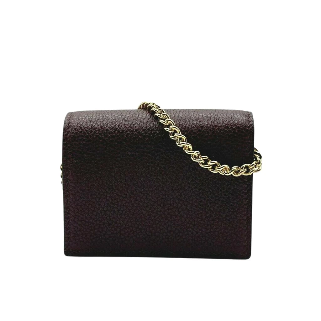 Gucci Zumi  Leather  Chain Bi-Fold Mini Wallet 5