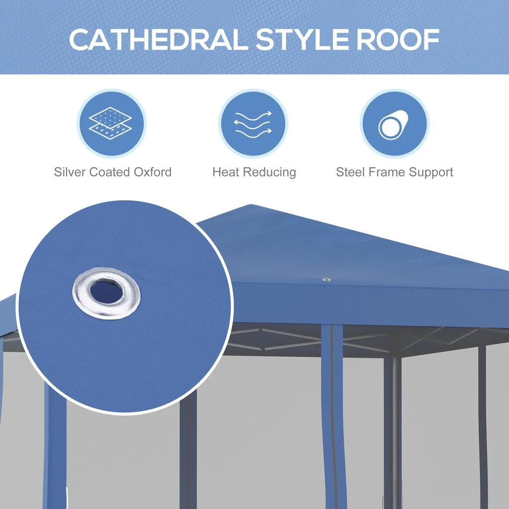Streamdale Furniture Streamdale Premium Outdoor 10' x 10' Pop-Up Tent for Events 3
