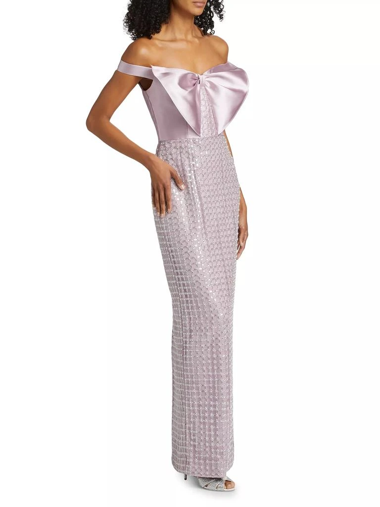 Theia Cynthia Sequin Embellished Gown 4
