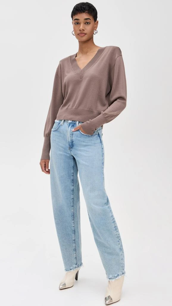 FRAME Low Slung Barrel Jeans 11