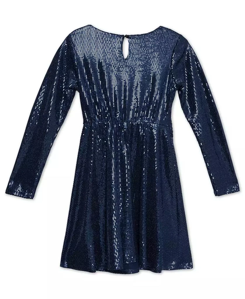 Speechless Big Girls Long Sleeve Disco Dot Dress 2