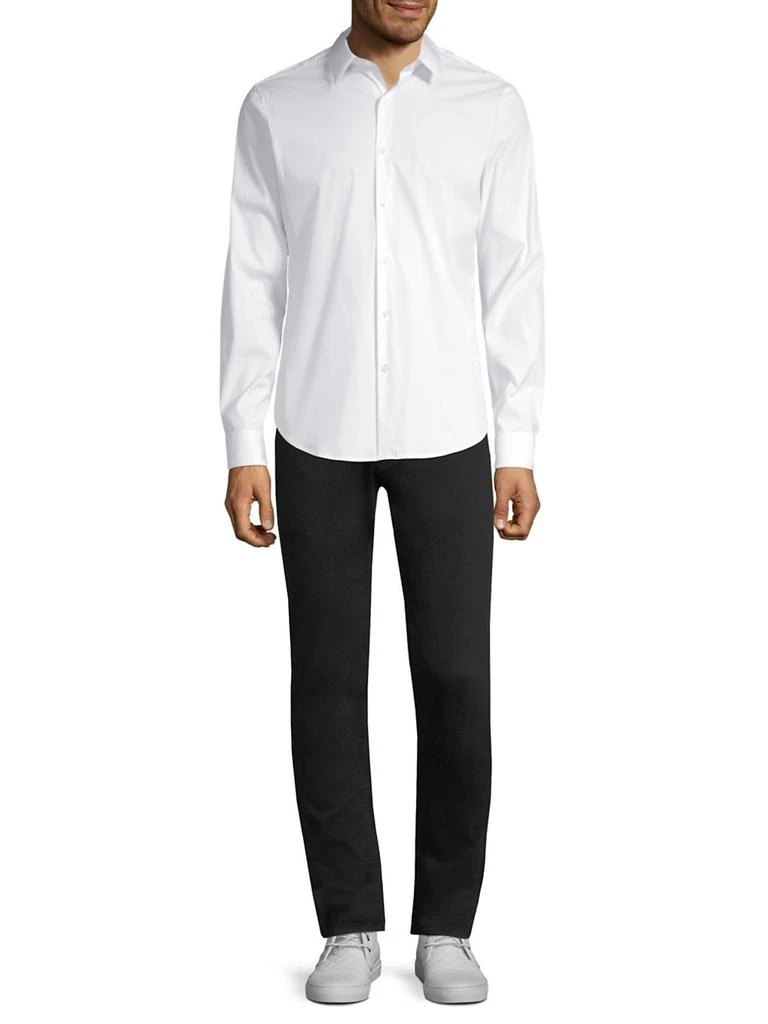 Theory Sylvain Wealth Poplin Long-Sleeve Shirt 2