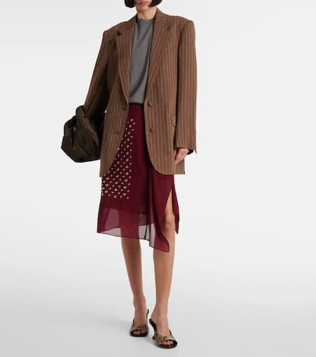 Dries Van Noten Snake-effect leather mules 3