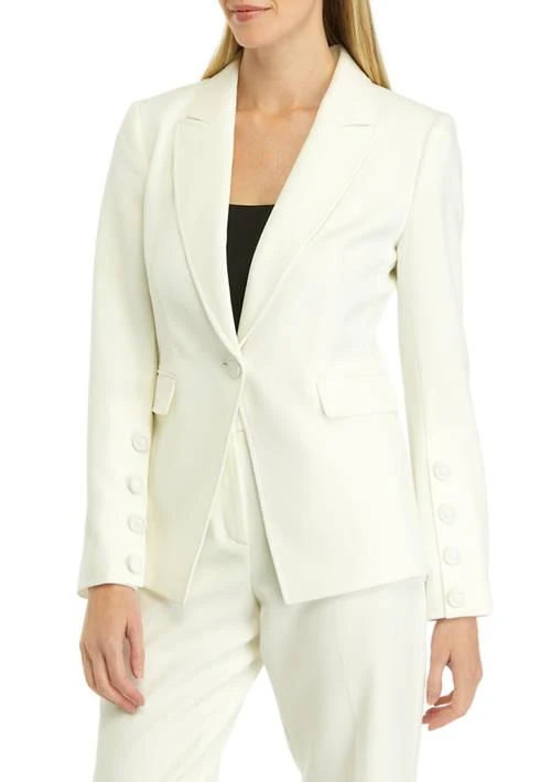 Tahari Asl Womens One Button Blazer 1