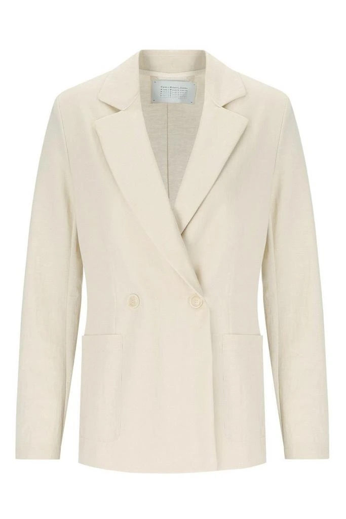 Harris Wharf London Harris Wharf London Double Breasted Button-Up Blazer 1