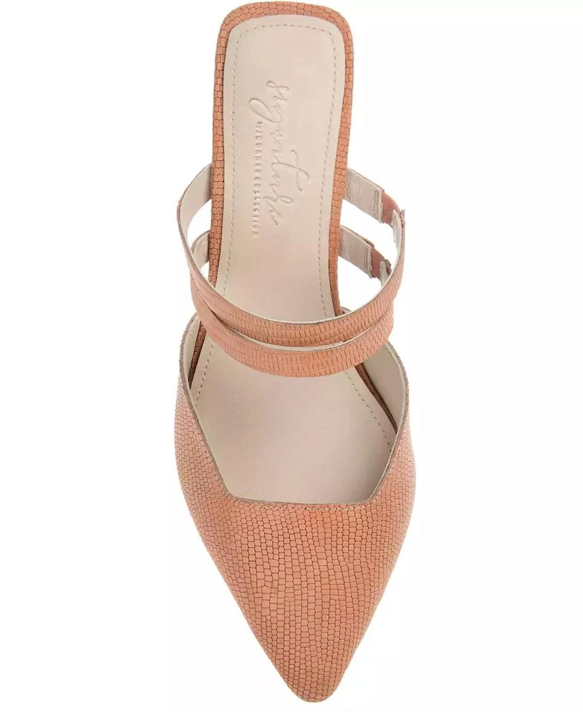 Journee Signature Women's Kaitlynn Block Heel Slip On Pumps 4