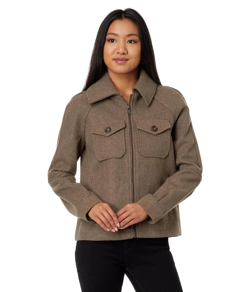 Avec Les Filles Relaxed Zip Front Jacket 1